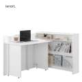 Work Concept skrivebord 115 cm - Sammenleggbart skrivebord - hvit matt