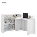 Skrivebord Work Concept 115 cm - Sammenleggbart skrivebord - Hvit glans