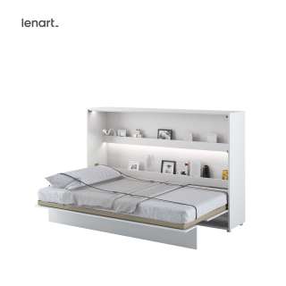 Skapseng Bed Concept 120 x 200 - horisontal - hvit matt