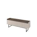 Tv-benk Lago 166x60 cm - beige matt - 4 dører