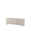 Tv-benk Sonatia II 150x57 - cashmere - 3 dører