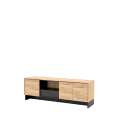 Tv-benk Nomad 163x54 cm - ask - sort