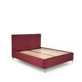 Seng Modulo W3 160x200 cm - velvet - metall ben - oppbevaringsplass