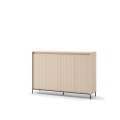 Skap Trend 153x105 cm - beige matt - til entre