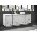 Skjenk Ice 180x79 cm - Marmorlook