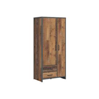 Garderobe Weston 90x200 cm - Trelook - Gammel look